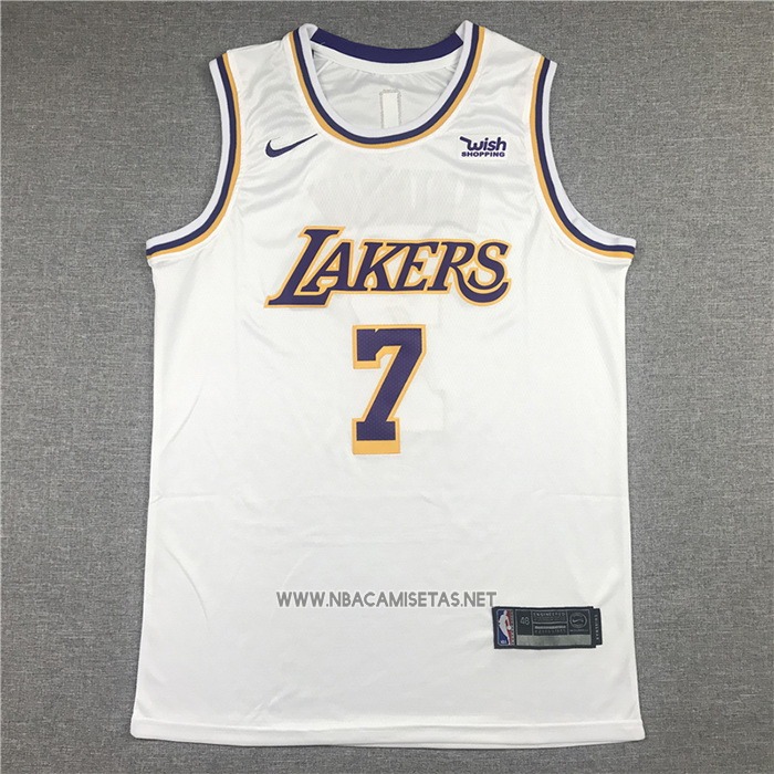 Camiseta Los Angeles Lakers Carmelo Anthony NO 7 Association 2021 Blanco
